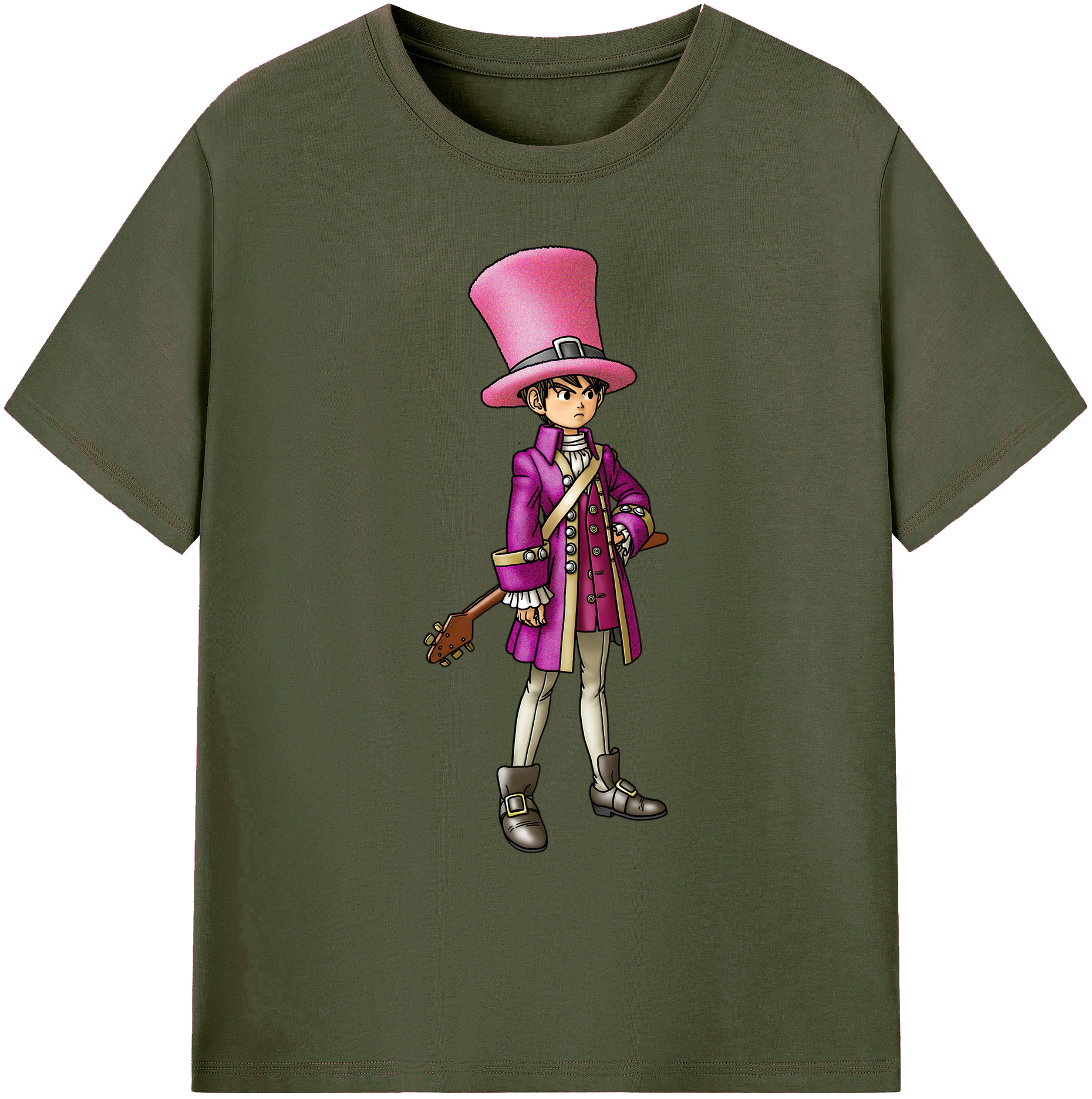（画像用） ドラゴンクエスト Doragon Kuesuto Dragon Quest 綿100％ メンズ半袖Tシャツ｜肌触りやわらか＆通気性